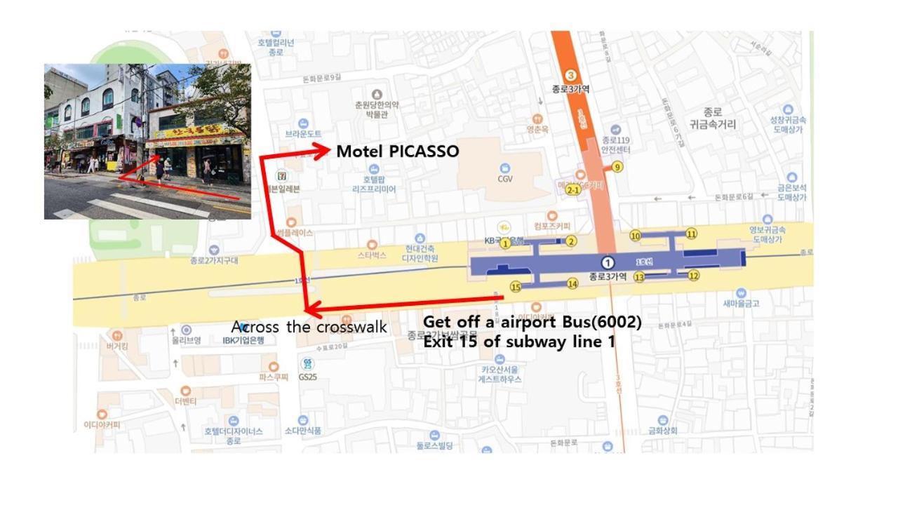 Picasso Motel Seoul Luaran gambar